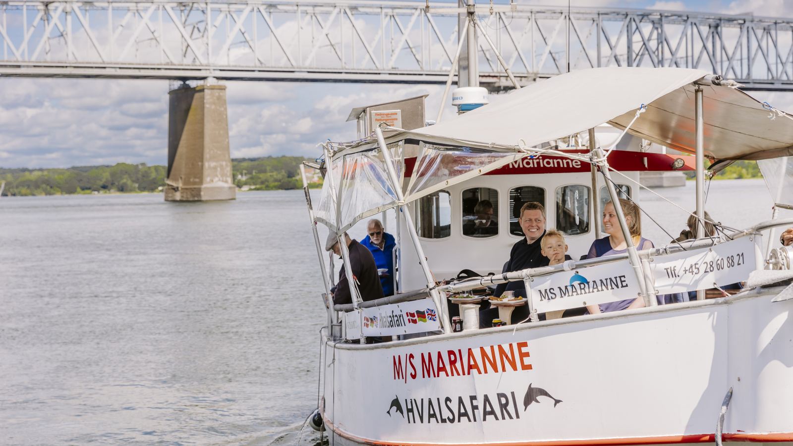 Hvalsafari og sejlture på Lillebælt med MS Marianne fra Fredericia