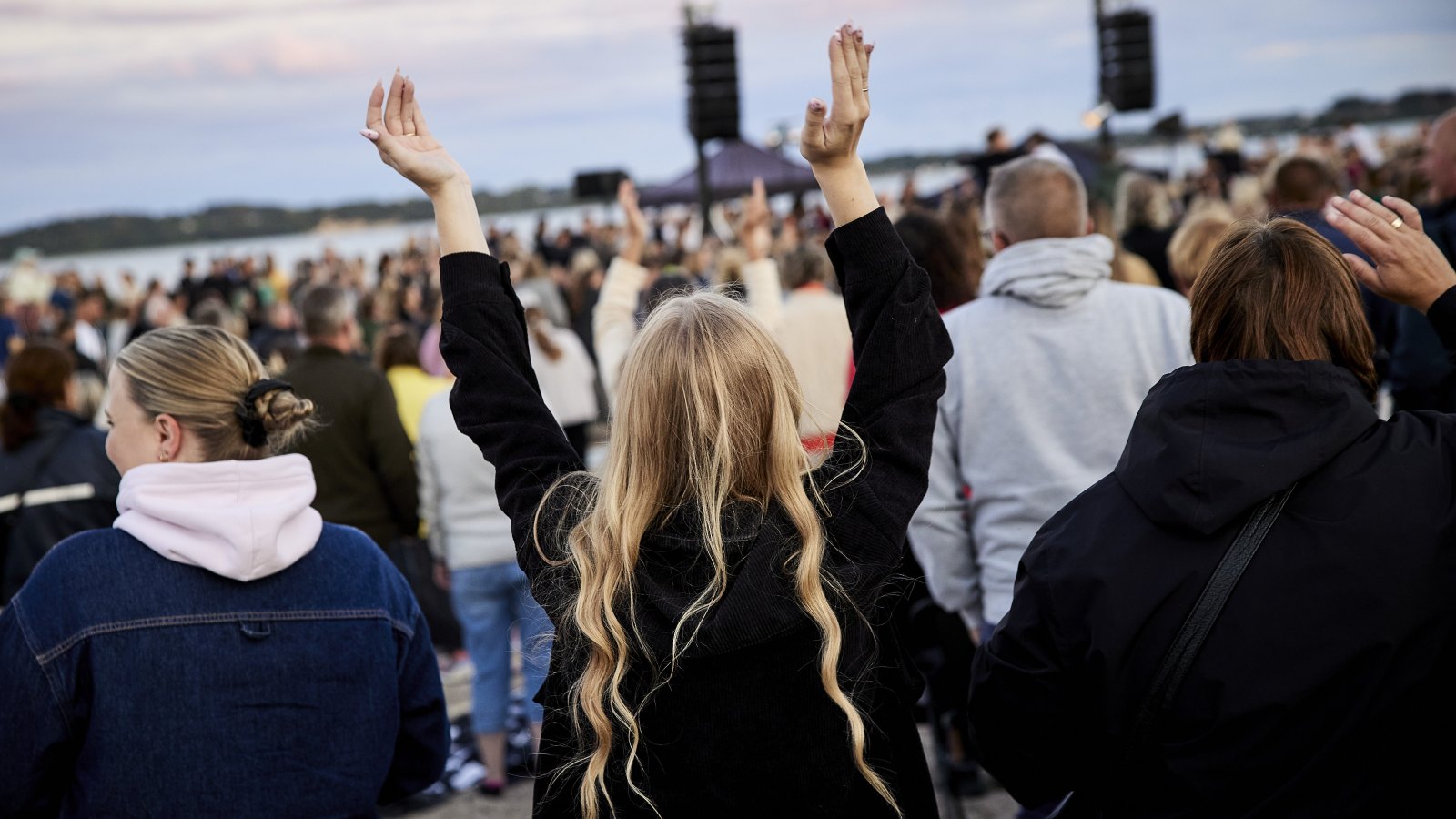 Publikum til Koncerter på Cirkelbroen på Østerstrand