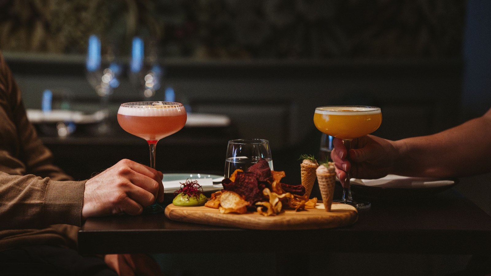 Drinks og middag på Restaurant Lara i Fredericia