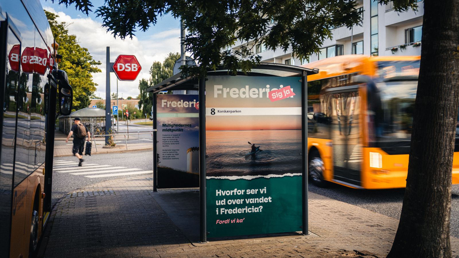 Busskur på Fredericia Banegård