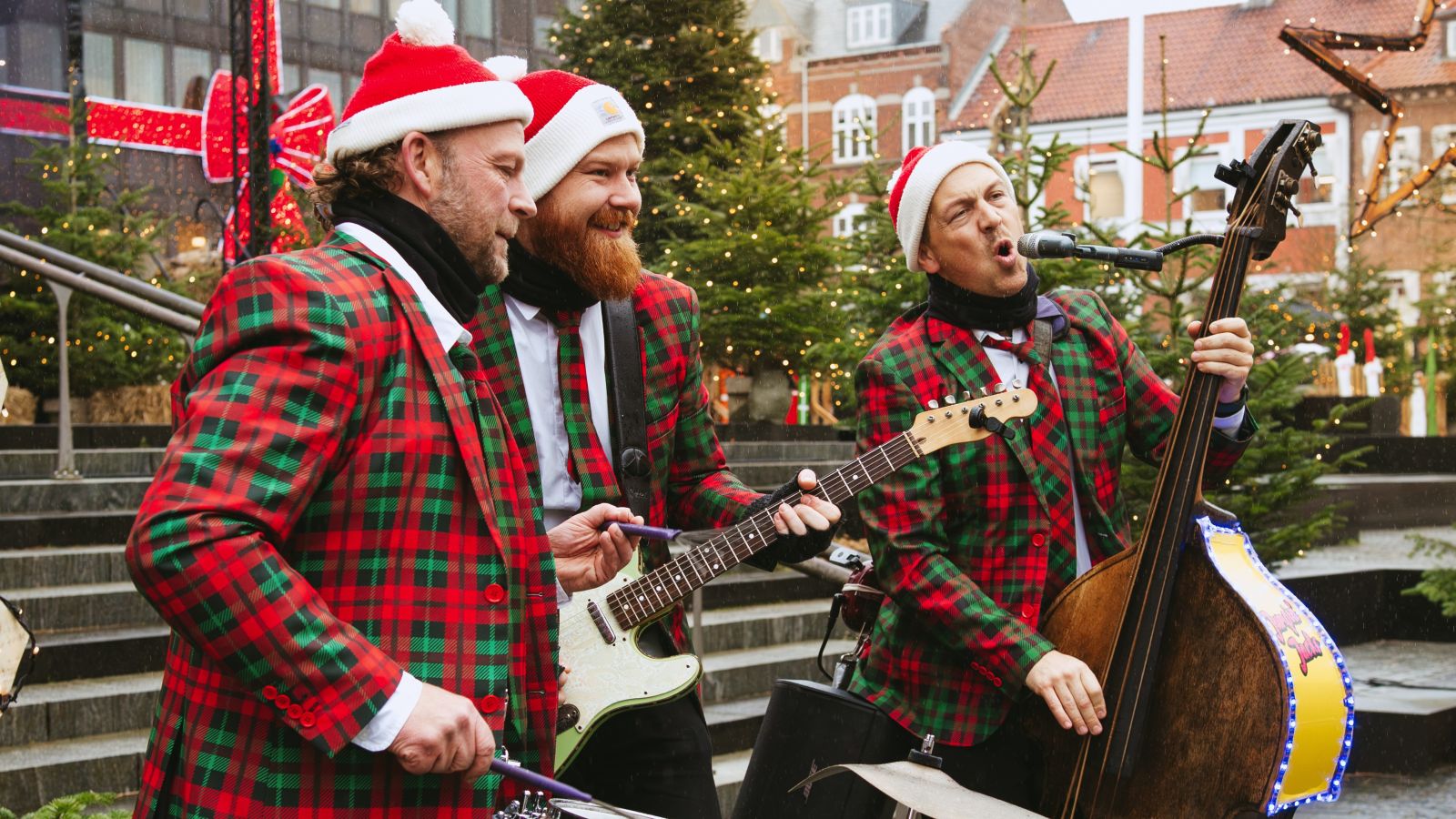 Jumpin' Jacks spiller til jul i den gamle fæstningsby Fredericia