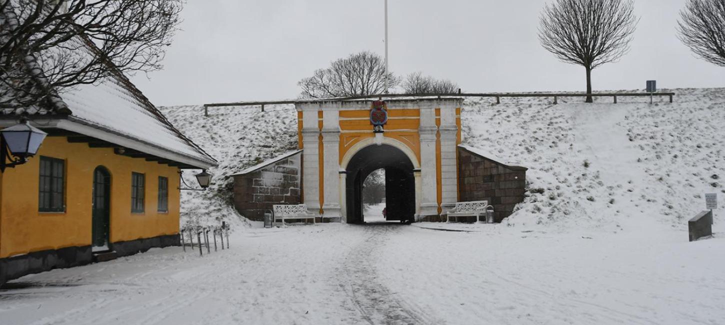 Vinter på landsoldatpladsen