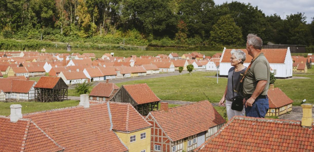 Par ude i Minibyen i Fredericia