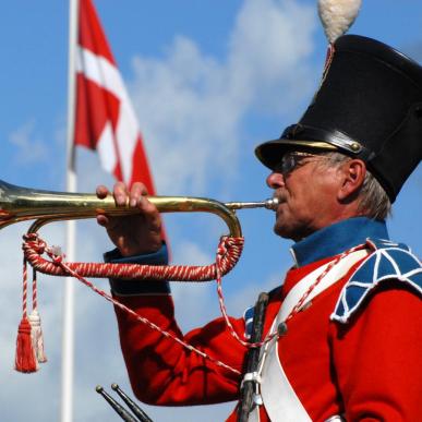 Soldat med trompet i Fredericia