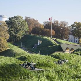 Fredericia Vold set fra Prinsessens Bastion