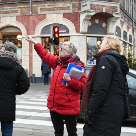 Guidet tur en vinterdag i Fredericia