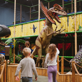 Børn i Dinoland i Fredericia