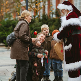 Mød Julemanden i Fredericias gader