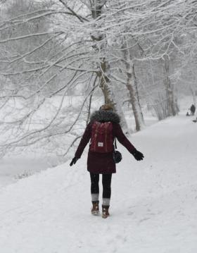 Sne og vinter på Fredericia Vold