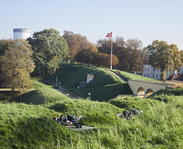Fredericia Vold set fra Prinsessens Bastion
